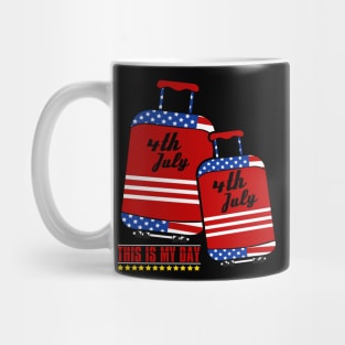 America Shirt 4th of July Patriotic T-shirt holiday Mug